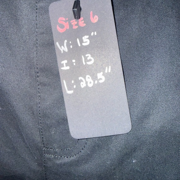 Women’s Barrel - High Rise Deep Black Pants. - Picture 5 of 5